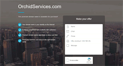 Desktop Screenshot of orchidservices.com