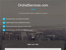 Tablet Screenshot of orchidservices.com